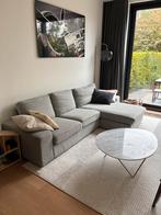 Wit marmeren salontafel/ messing poten (Furnified) te koop, Huis en Inrichting, Ophalen, Gebruikt, Overige vormen