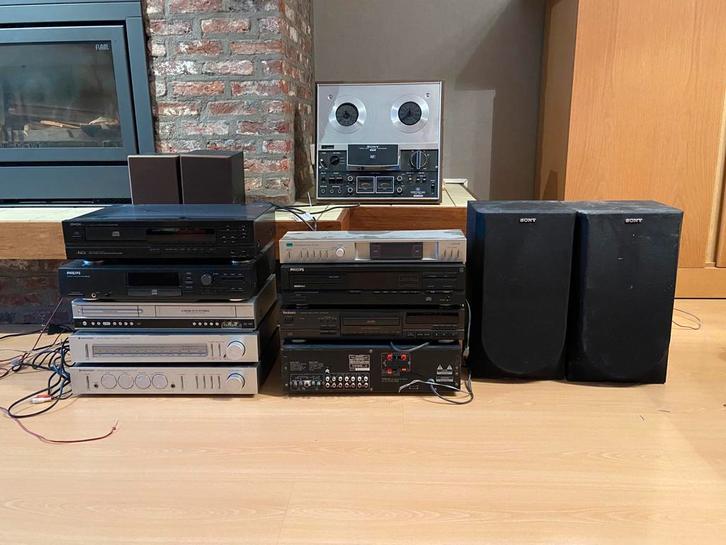 Lot audio apparaten, Audio, Tv en Foto, Stereoketens, Gebruikt, Cd-speler, Overige merken, Ophalen