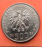 Polonais d'origine 500 Zlotys 1989, Enlèvement ou Envoi, Monnaie en vrac, Pologne