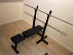 Inklapbare en verstelbare halterbank, Sport en Fitness, Ophalen, Zo goed als nieuw