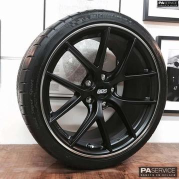 Nw 19 inch Satin Black BBS CI R Mini F55 F56 set inc Hankook, Neuf, Pneus et Jantes, Enlèvement ou Envoi, Pneus été