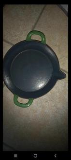 Poêle en fonte émaillée vintage 20cm, Enlèvement ou Envoi, Fonte