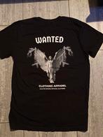 Tshirt wanted ( zwart / wit ), Kleding | Heren, T-shirts, Verzenden, Nieuw, Zwart
