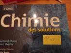 Chimie des solutions, Livres, Enlèvement, Comme neuf, Sciences naturelles