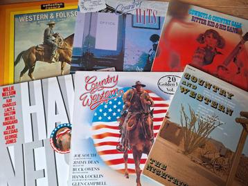 Countrymuziekpakket 30 x LP's + 2 boxset 33 RPM beschikbaar voor biedingen