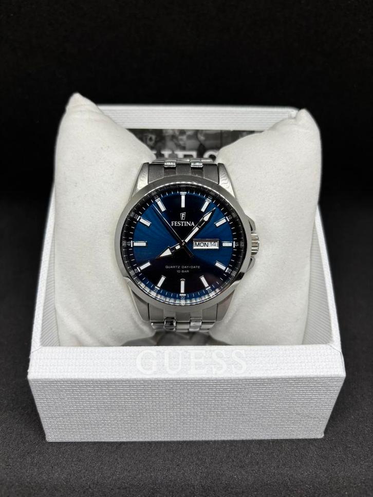 Festina Classics F20357/3, Bijoux, Sacs & Beauté, Montres | Hommes, Comme neuf, Montre-bracelet, Autres marques, Acier, Acier