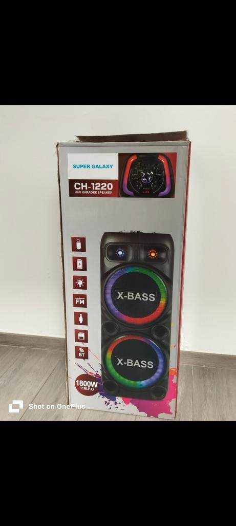 Kearoke speaker nieuw neuf, Audio, Tv en Foto, Luidsprekerboxen, Nieuw, Subwoofer, 60 tot 120 watt, Ophalen
