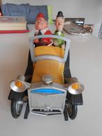 Laurel en Hardy in auto . Speelgoed uit Spanje ., Ophalen of Verzenden