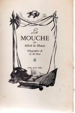 Alfred de MUSSET - LA MOUCHE- Illustré PERET- Jean CRÈS 1946, Comme neuf, Belgique, Alfred de MUSSET, Enlèvement ou Envoi