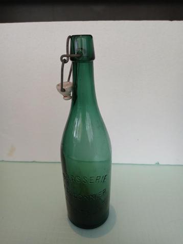 Oude fles 75 cl BRASSERIE FAUCONNIER CHATELET beschikbaar voor biedingen