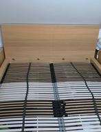 2-persoonsbed 1,60 meter incl.lades, Huis en Inrichting, Slaapkamer | Bedden, Ophalen, Beige, Tweepersoons, Zo goed als nieuw