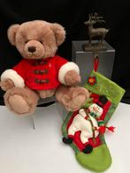 Harrods Christmas beer 2013 + kerstsok met houder in brons, Verzamelen, Beren en Cherished Teddies, Ophalen of Verzenden, Zo goed als nieuw