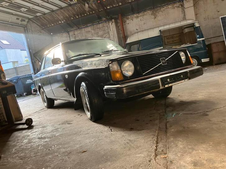 Unieke, snelle, zuinige Volvo 244/240 op lpg, Auto's, Oldtimers, Bedrijf, Te koop, Lederen bekleding, Lichtmetalen velgen, Volvo