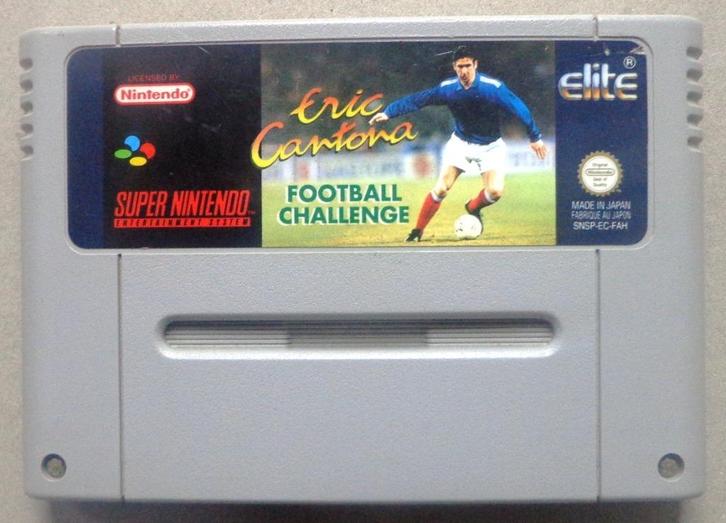 Eric Cantona Football Challenge voor de Super Nintendo, Games en Spelcomputers, Games | Nintendo Super NES, Gebruikt, Ophalen of Verzenden