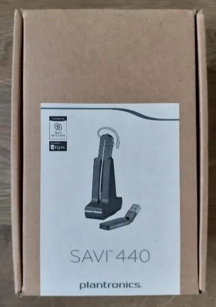 Headset POLY Savi W440A-M, Audio, Tv en Foto, Hoofdtelefoons, Nieuw, Op oor (supra aural), Overige merken, Draadloos, Ophalen of Verzenden