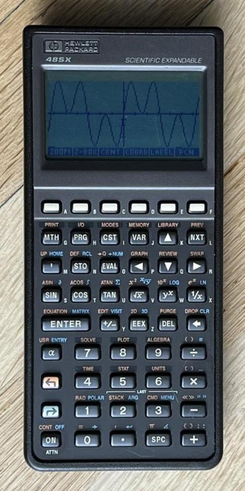 Hewlett Packard HP 48SX grafische rekenmachine - Vintage, Diversen, Rekenmachines, Gebruikt, Grafische rekenmachine, Ophalen of Verzenden