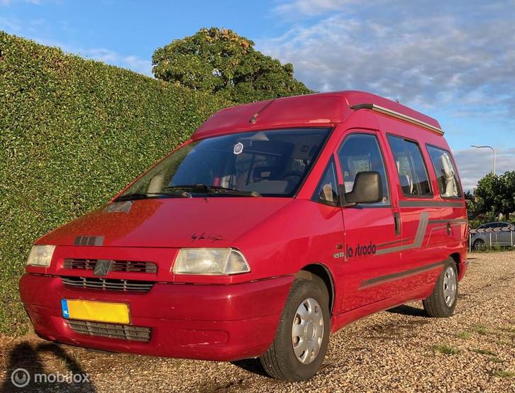 Citroen Jumpy 1.9 TD LA STRADA CAMPER MET HEFDAK, Caravans en Kamperen, Mobilhomes, Particulier, Overige merken, Diesel, Handgeschakeld