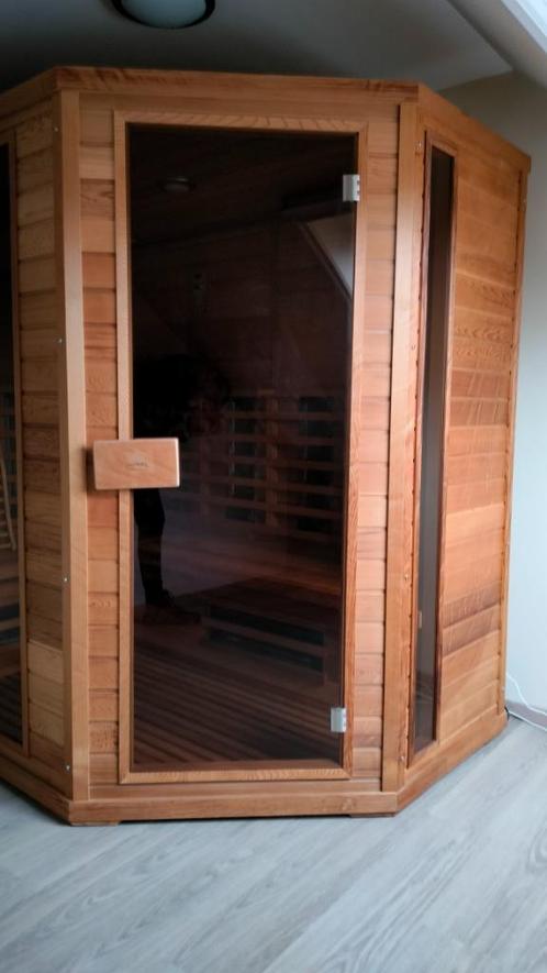 sauna, Sport en Fitness, Sauna, Zo goed als nieuw, Complete sauna, Infrarood, Ophalen