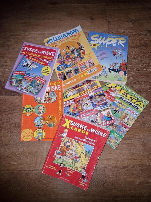 7 super vakantiestripboeken en megastripboeken, Boeken, Stripverhalen, Gelezen, Meerdere stripboeken, Ophalen of Verzenden