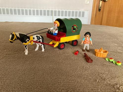 Playmobil Picknick met ponywagen (doos + boekje) 4-10 jaar, Kinderen en Baby's, Speelgoed | Playmobil, Zo goed als nieuw, Complete set