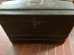 Zwarte houten kofferbak, Minder dan 50 cm, Minder dan 50 cm, Gebruikt, Ophalen