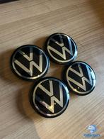 ORIGINELE VW Volkswagen naafkap naafdop set zwart, Verzenden, Gebruikt