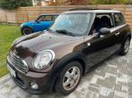 MINI COOPER 2011 - 1.6 Benzine - Pano dak - Leder - Airco !, Voorwielaandrijving, 4 cilinders, Bruin, Leder en Stof