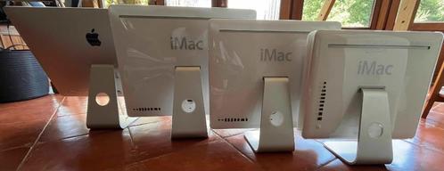 Collectie van 4 imacs, Computers en Software, Apple Desktops, Gebruikt, iMac, HDD, Ophalen