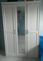 Ikea Songesand - Witte kledingkast, Huis en Inrichting, Ophalen, 100 tot 150 cm, Met hangruimte, Zo goed als nieuw