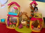 Enchantimals Panda huis met toepassende poppetjes, Kinderen en Baby's, Speelgoed | Poppenhuizen, Ophalen of Verzenden, Gebruikt