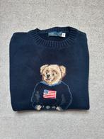 Ralph Lauren Polo Bear Sweater Navy  Maat M, Ophalen of Verzenden, Maat 48/50 (M), Blauw, Polo Ralph Lauren