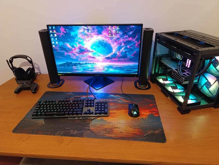 Volledige gaming setup (rtx 5070 ti pc), Computers en Software, Desktop Pc's, Zo goed als nieuw, SSD, Gaming, Ophalen