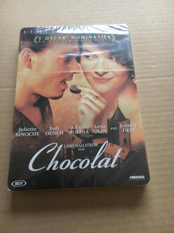 Dvd : Chocolat - Limited Edition - Johnny Depp - NIEUW., Cd's en Dvd's, Dvd's | Drama, Nieuw in verpakking, Drama, Vanaf 12 jaar