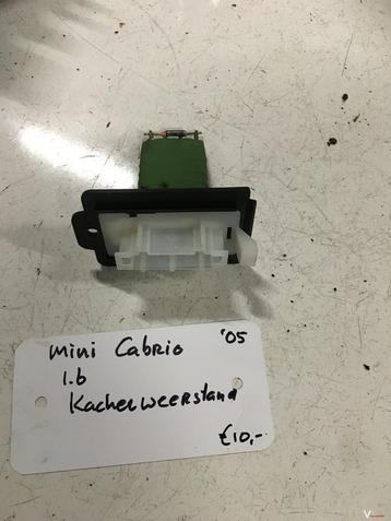 Mini Cooper Cabio 1.6 2005 Kachelweerstand beschikbaar voor biedingen