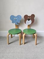 Paar kinderstoeltjes in gebogen hout - Dieren, Kinderen en Baby's, Kinderstoelen, Ophalen of Verzenden, Zo goed als nieuw