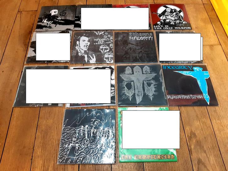 7 vinyl platen lot hardcore / metalcore band INTEGRITY, 7", Cd's en Dvd's, Vinyl | Hardrock en Metal, Zo goed als nieuw, Ophalen of Verzenden
