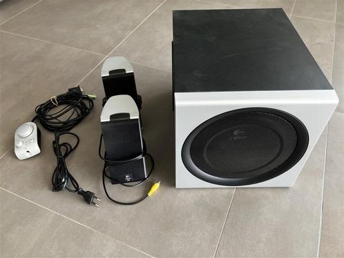 Logitech Z-2300 speakersysteem, Computers en Software, Pc speakers, Zo goed als nieuw, Audiokanaal 2.1, Ophalen