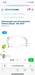 8 bevestigingsbeugels voor buis van 125mm, Doe-het-zelf en Bouw, Ophalen of Verzenden, Nieuw, Onderdeel