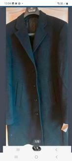 Zwarte overjas wintermantel heren maat 54, Enlèvement ou Envoi, Taille 52/54 (L)