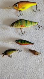 Lot de 5 leurres pour pêche  lot 3, Sports nautiques & Bateaux, Pêche à la ligne | Poissons prédateurs, Enlèvement ou Envoi, Utilisé