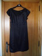 Zwarte jurk in satijnstof, Merk : Esprit, Maat : D40, Esprit, Maat 38/40 (M), Ophalen of Verzenden, Zo goed als nieuw