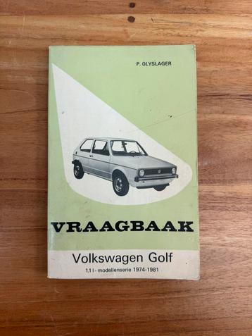 Vraagbaak Volkswagen Golf 1 (1974-1981) – P. Olyslager beschikbaar voor biedingen