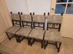 4 uitgesneden houten stoelen in zeer goede antieke staat, Antiek en Kunst, Antiek | Meubels | Stoelen en Sofa's