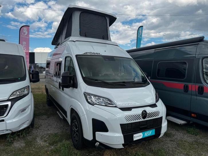 Te huur : Pössl Summit Shine 600 popup dak, Caravans en Kamperen, Mobilhomes, Particulier, tot en met 4, Buscamper of Camperbus