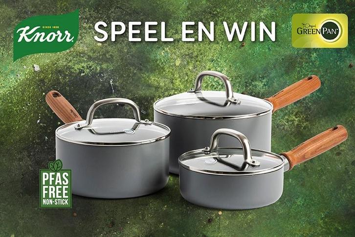 pannenset Greenpan mayflower proset  nieuw, Huis en Inrichting, Keuken | Potten en Pannen, Nieuw, Pannenset, Ophalen of Verzenden