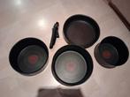 kookpotten / pan set tefal ingenio met 1 handvat, Enlèvement ou Envoi, Utilisé, Plaque céramique
