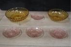 Vintage Schalen, Huis en Inrichting, Keuken | Servies, Ophalen of Verzenden, Gebruikt, Glas, Schaal of Schalen