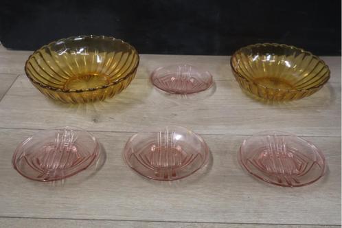 Vintage Schalen, Huis en Inrichting, Keuken | Servies, Gebruikt, Schaal of Schalen, Glas, Ophalen of Verzenden