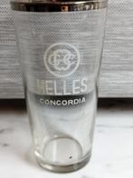 Ancien verre à bière HELLES CONCORDIA, Collections, Enlèvement ou Envoi