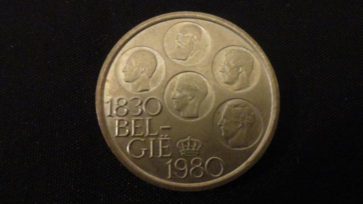 Zilveren herdenkingsmunt 150 jaar België, Postzegels en Munten, Munten | België, Losse munt, Zilver, Zilver, Ophalen of Verzenden